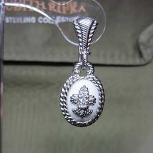 Judith Ripka Signature Sterling Silver Earrings